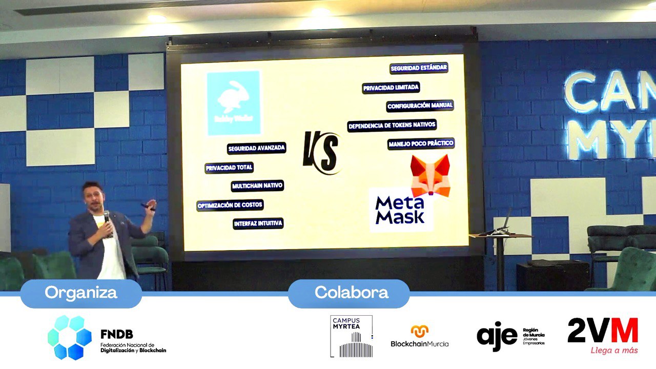 Charla sobre Rabby Wallet en CC Myrtea