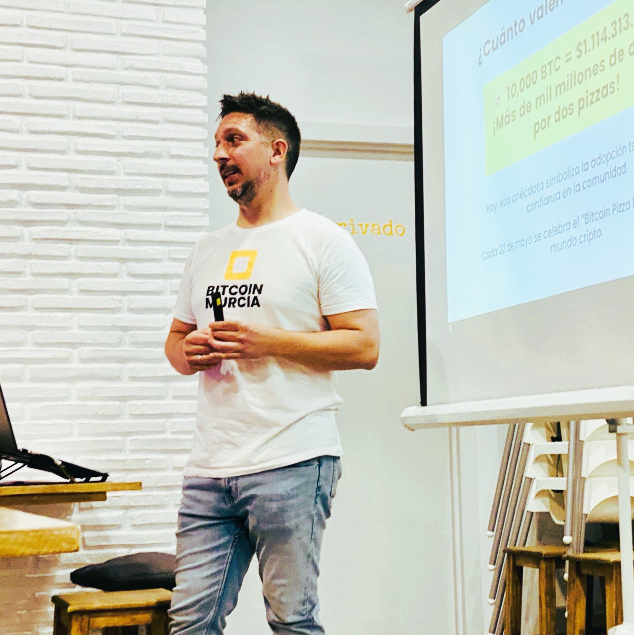 Bitcoin Pizza Day Murcia 2025 Cristian Guidolin